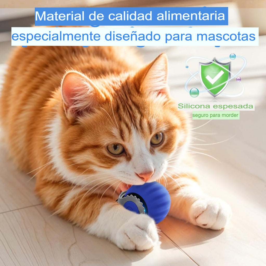 Pelota Smart Usb Sensorial Con Movimiento Juguete Para Gatos