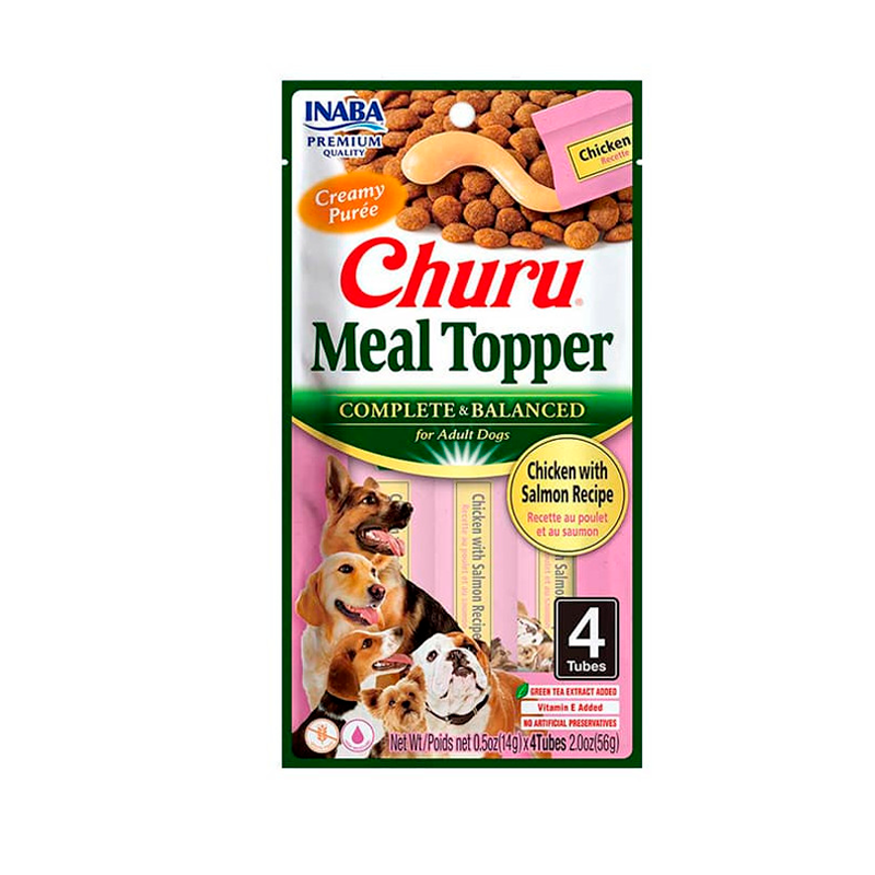 Dog Churu Meal Topper Pollo Y Salmón