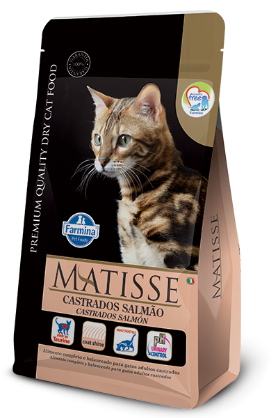 Alimento Matisse Premium Castrado Gato Adulto Salmon 7,5kg