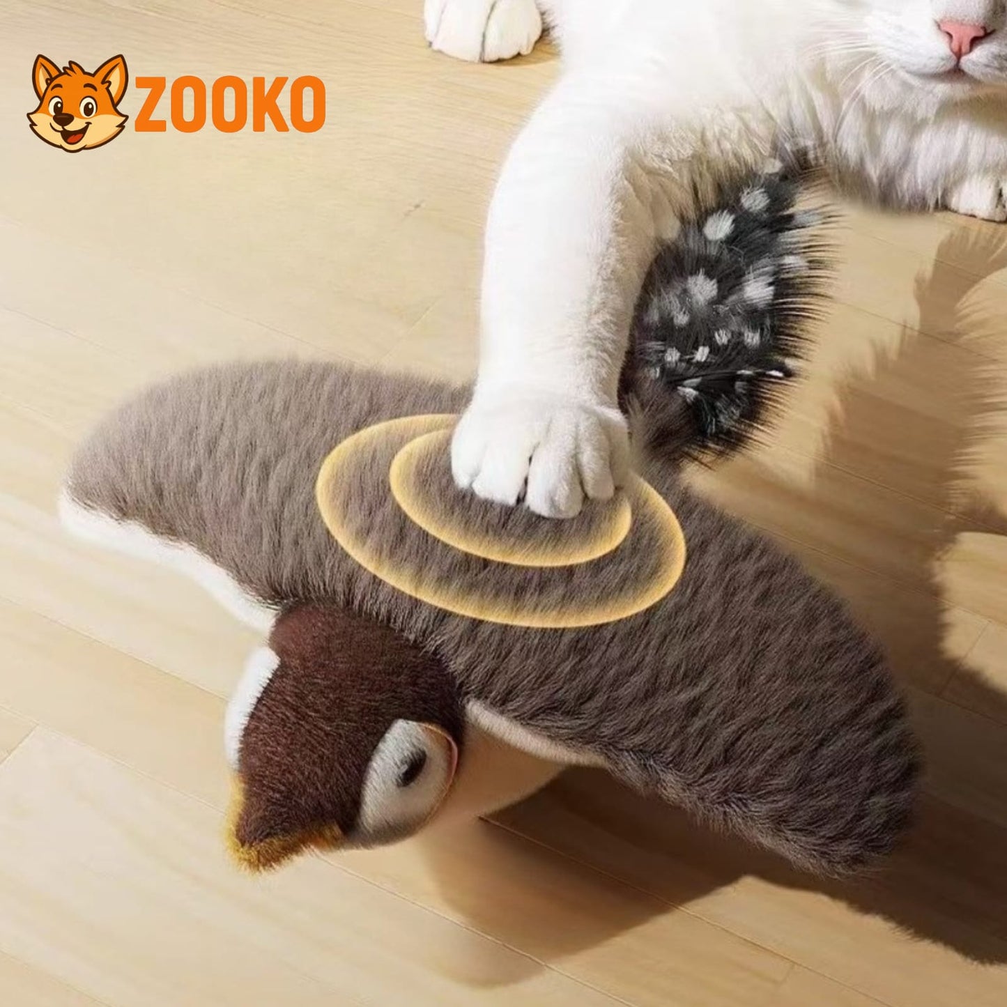 Juguete Para Gato Pájaro Divertido Volador Con Sonido