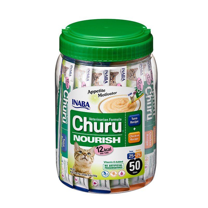 Churu Nourish Estimulante Del Apetito 50 Tubos Para Gatos Inaba