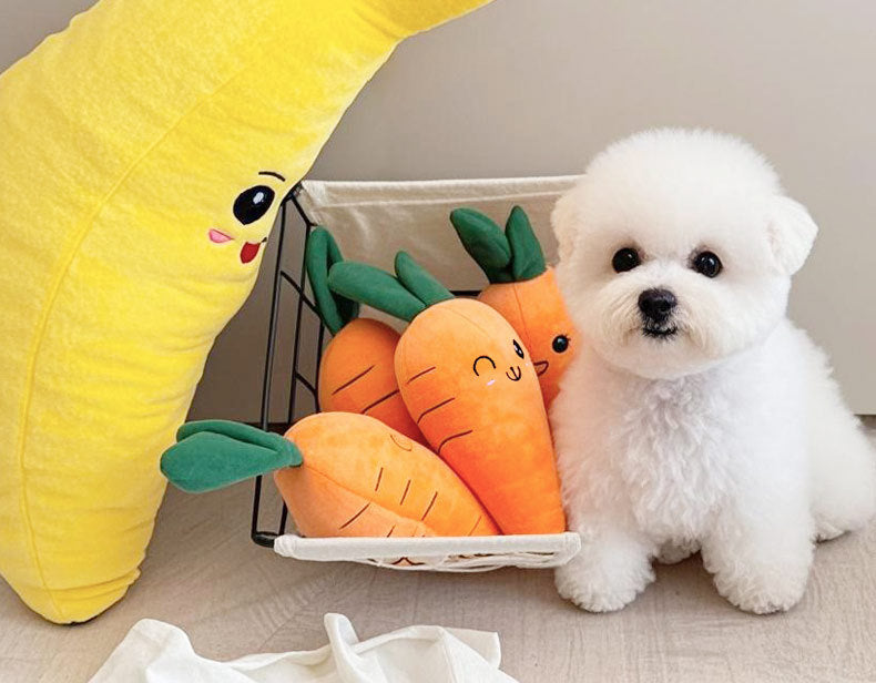 Juguete Platano De Peluche Banana Gigante Para Mascotas 63cm