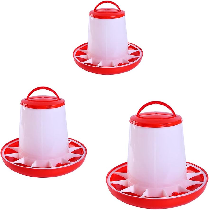 Comedero 6kg Para Gallinas Ave Comedero Pollos Aves Zooko