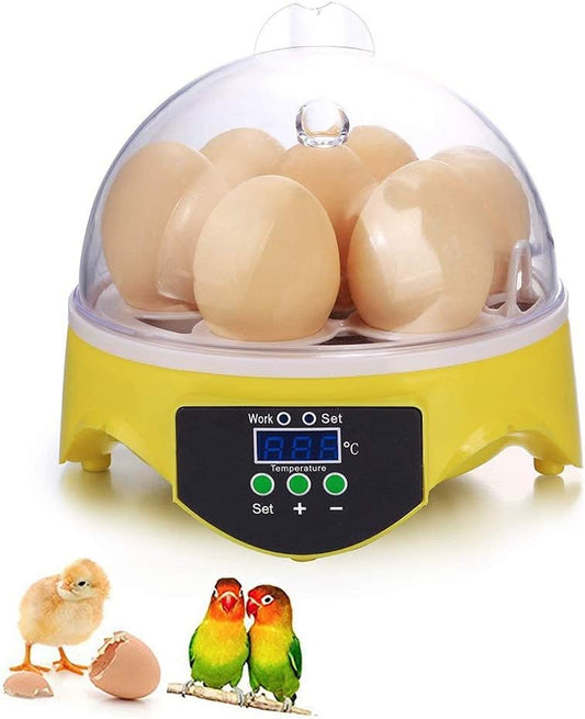 Incubadora Led Para 7 Huevos Incubadoras Control Temperatura