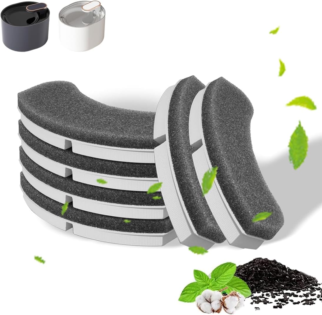 Pack 6 Filtros Prime Bebedero Perro Fuente Filtro Agua Gato