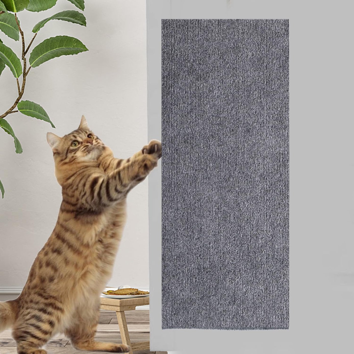 Rollo Tapete Rascador Gatos Protector Sofá Adhesivo 60x100cm