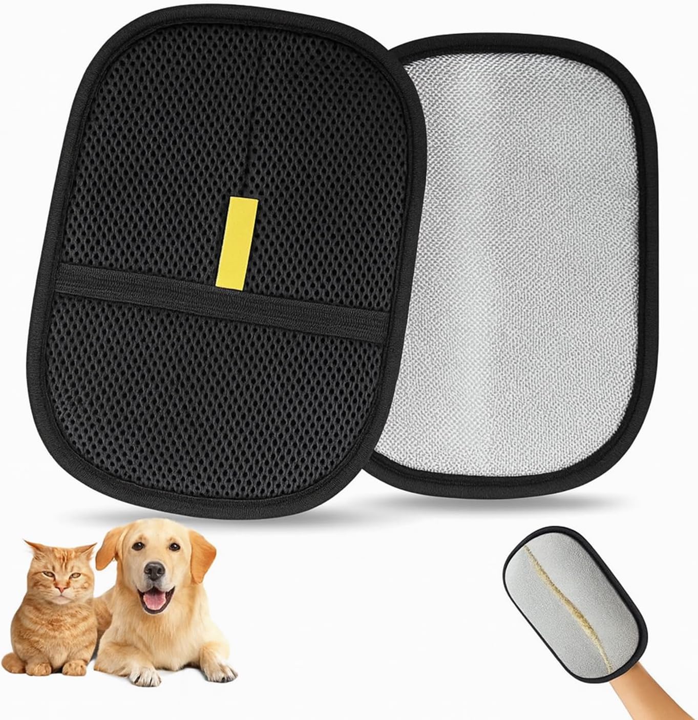 2 Guantes Quita Pelos Para Mascotas Sofa Perros, Gatos Zooko