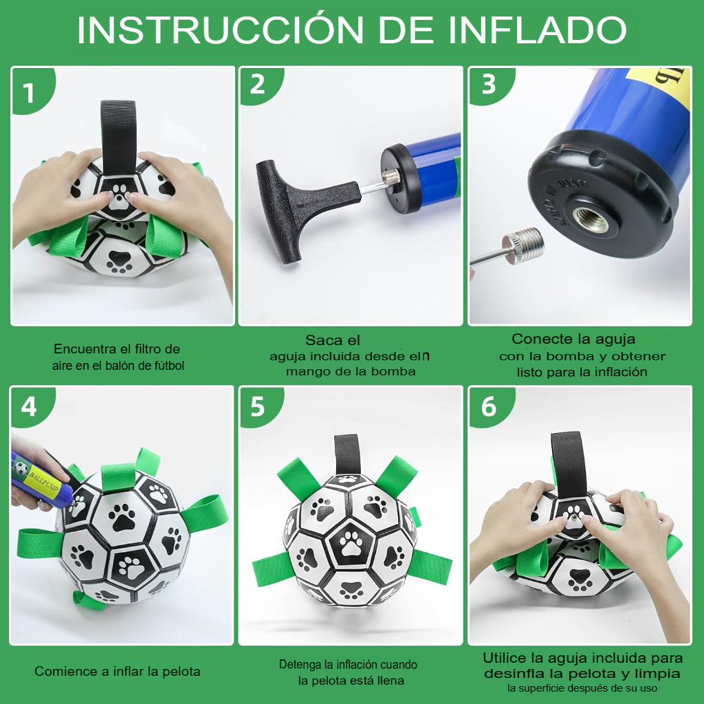 Pelota Interactiva Con Agarre Para Perros Con Bombin Zooko