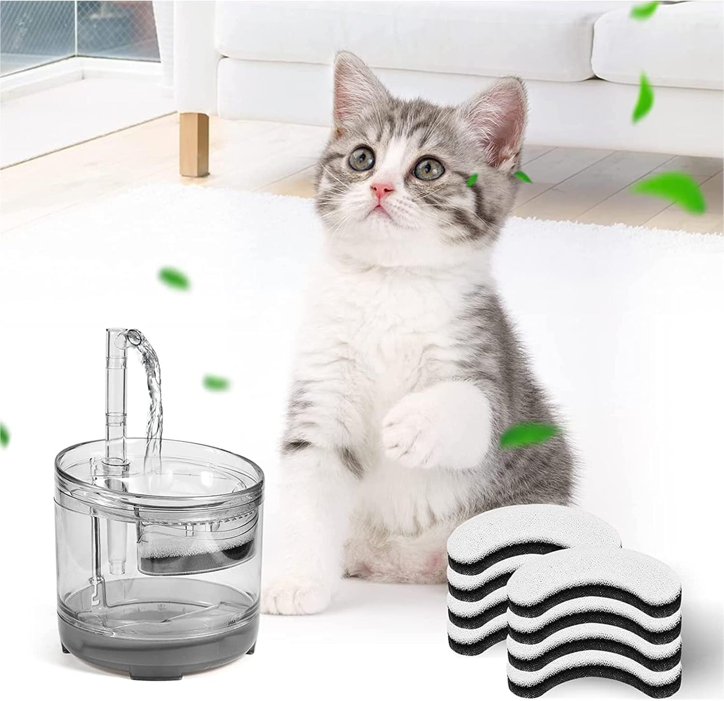 Pack 6 Filtros Prime Bebedero Perro Fuente Filtro Agua Gato