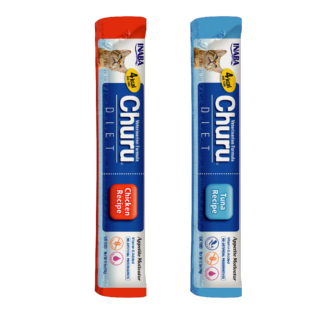 Inaba Churu Diet Para Gatos Sabor Pollo Y Atún Pack 50 Und