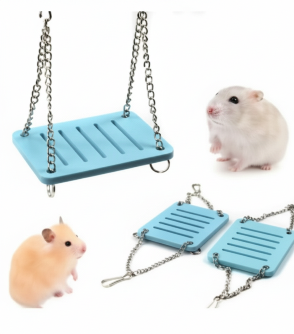 Columpio Cama Pará Hámster Roedores Juguete Para Hamster