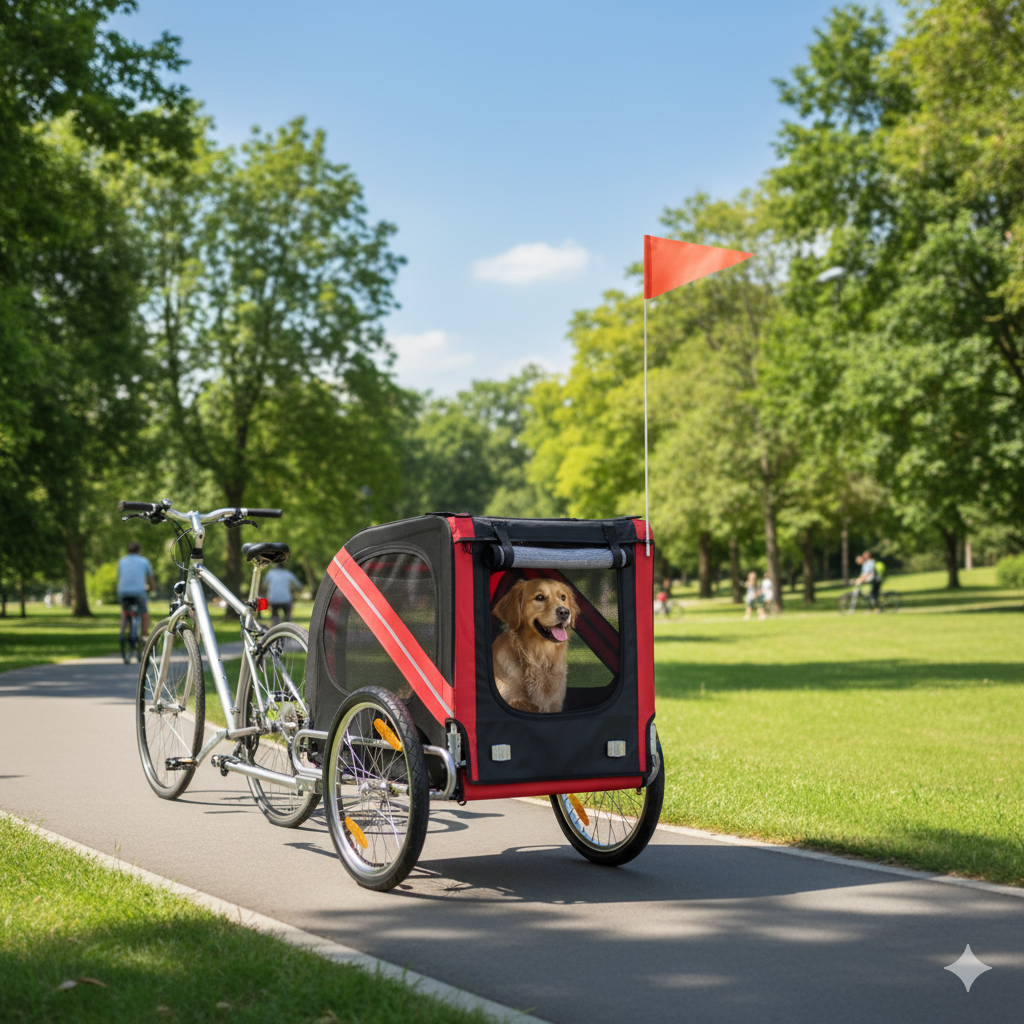 Carro De Arrastre Bicicleta Remolque De Mascotas Zooko