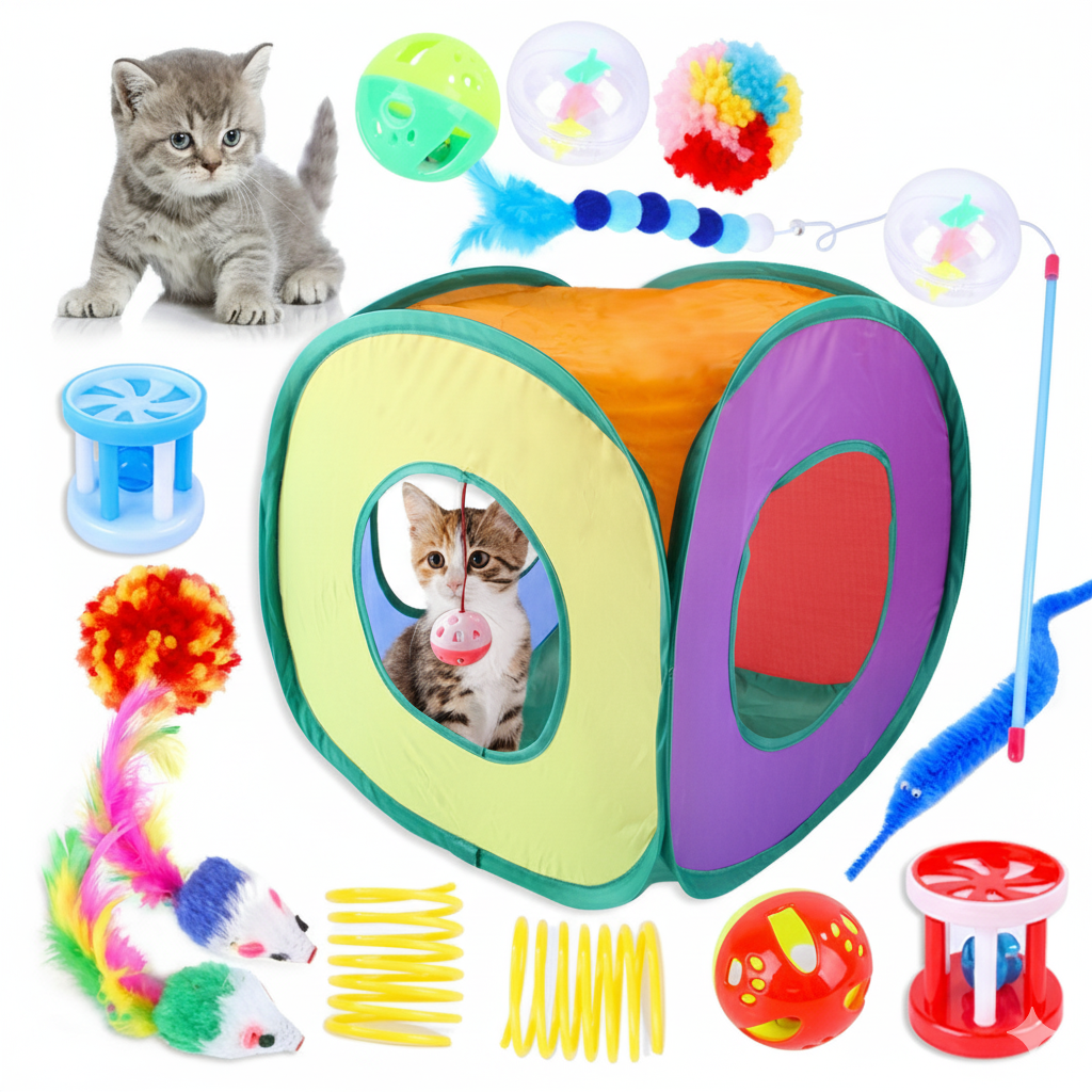 Pack 15 Juguetes Y Corral Plegable Juguetes Divertidos 15pcs