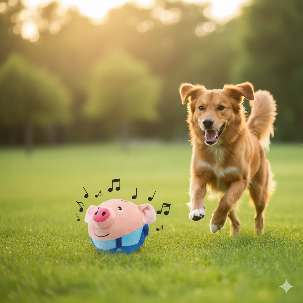 Pelota Robotica Para Mascotas Perros Gatos Con Sonido Usb