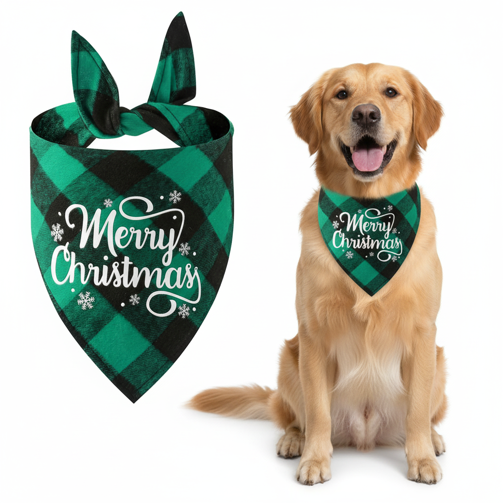 Collar Disfraz Navidad Bandanas Para Perros Gatos Mascotas