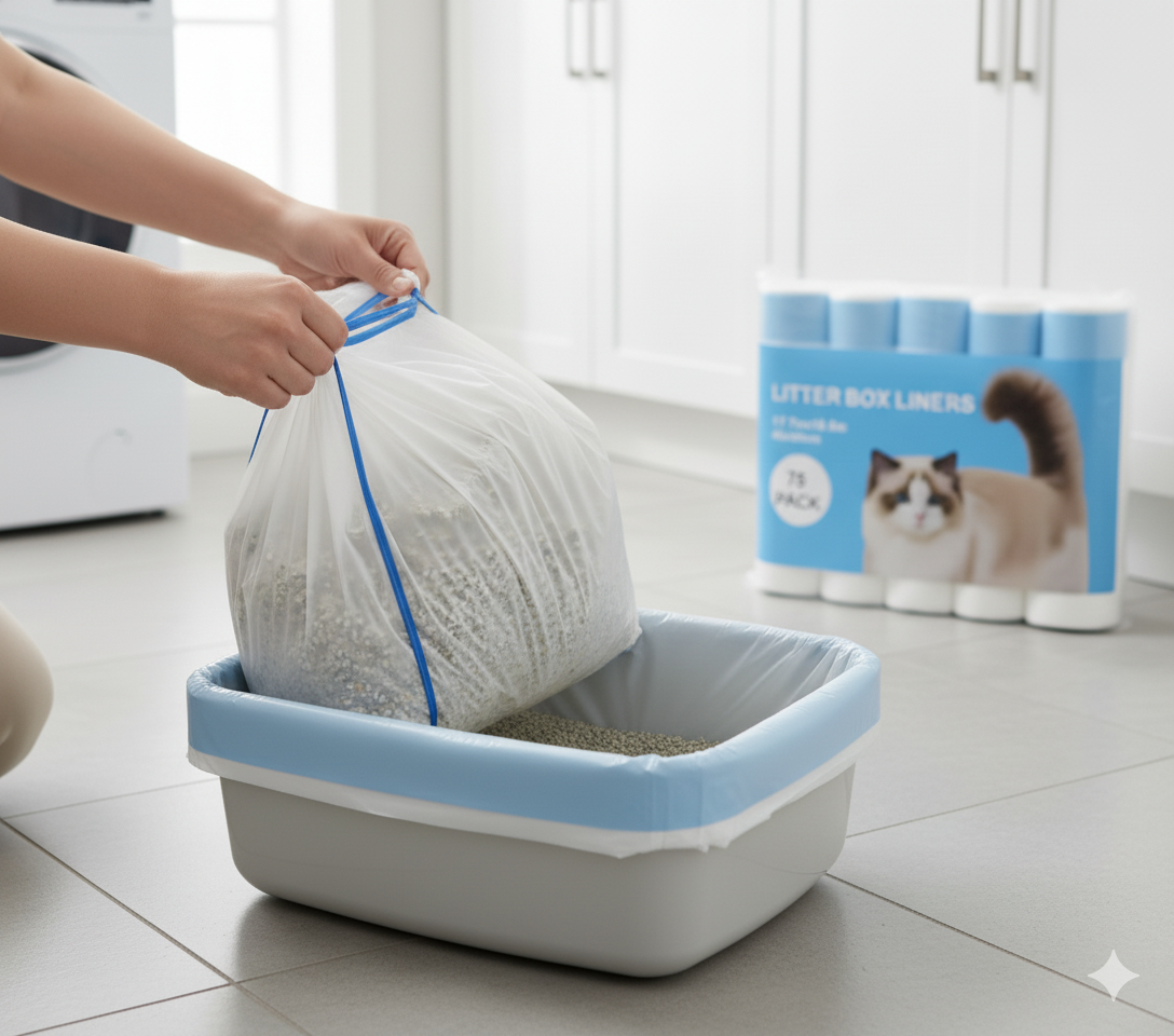 Bolsas Para Areneros Gatos Bolsas Desechables 45 X 50 Cm