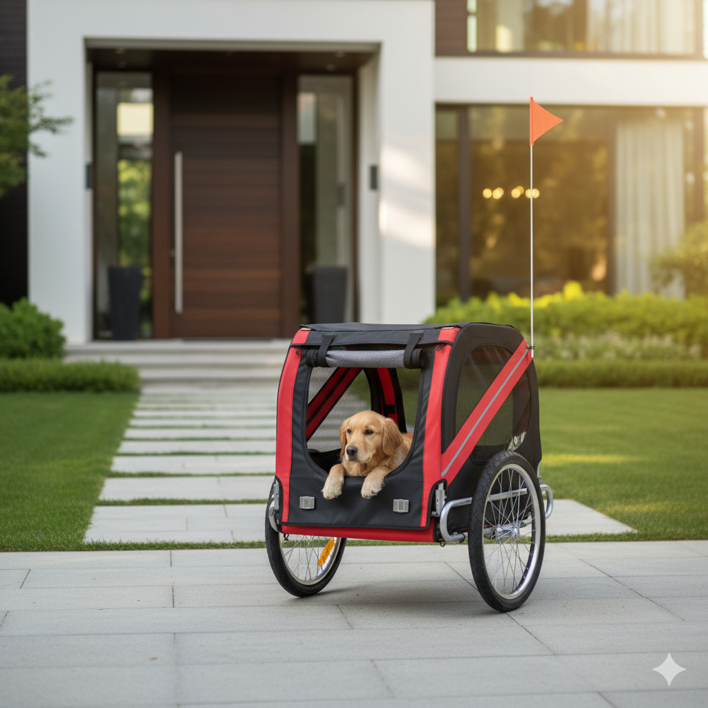 Carro De Arrastre Bicicleta Remolque De Mascotas Zooko