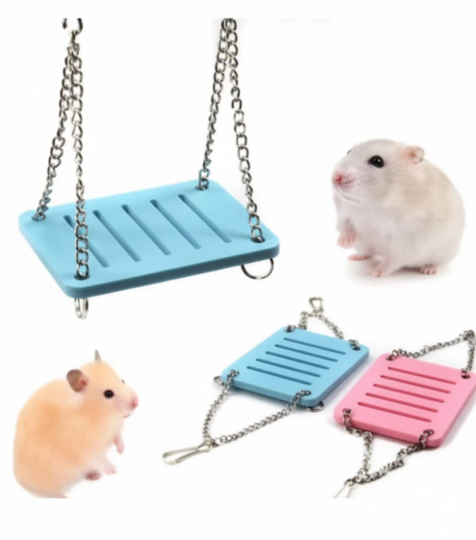 Columpio Cama Pará Hámster Roedores Juguete Para Hamster