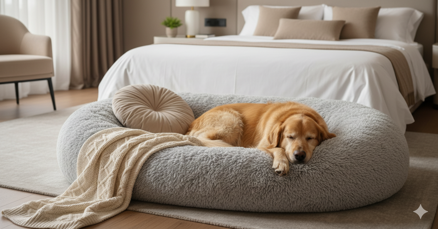 Cama Sofa Gigante Felpada Mascotas Perros Gatos Familiar