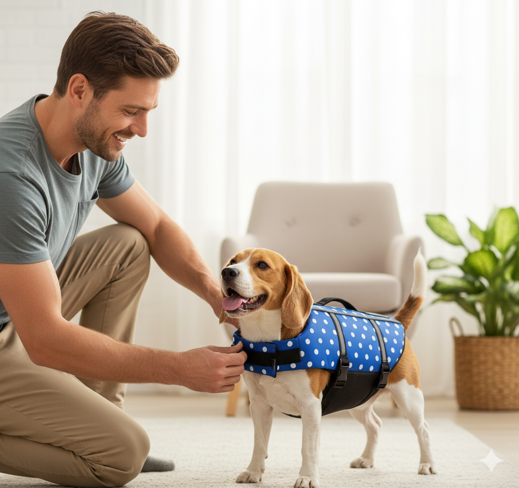 Chaleco Salvavidas Flotador Para Perros Salvavidas Mascotas