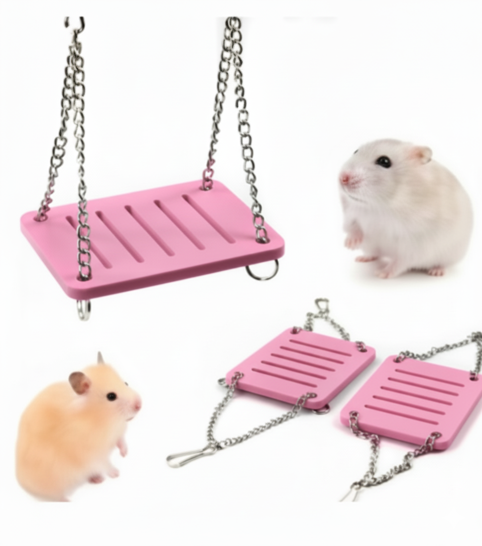 Columpio Cama Pará Hámster Roedores Juguete Para Hamster