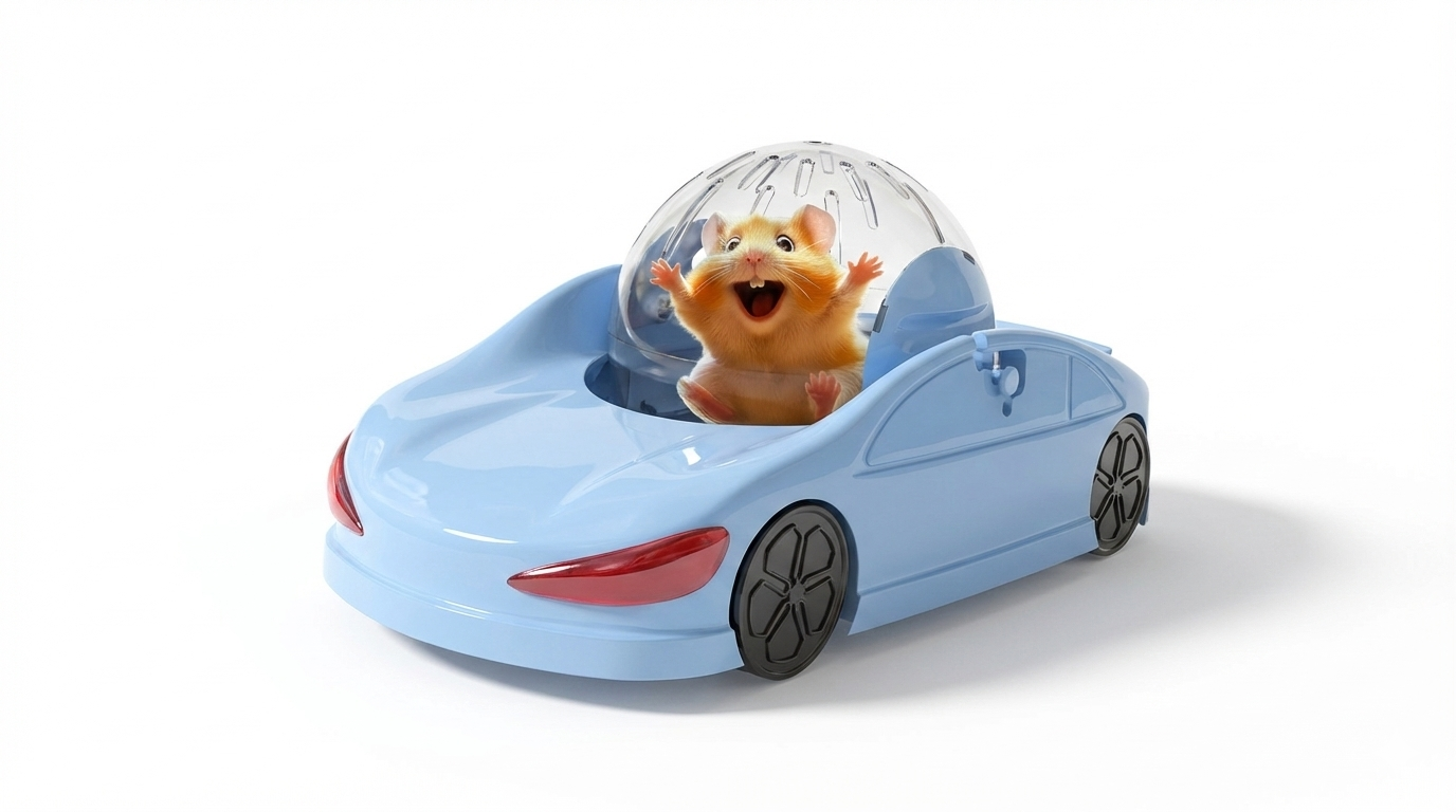 Rueda Y Auto Para Raton Hamster Erizo Rueda Con Auto Zooko