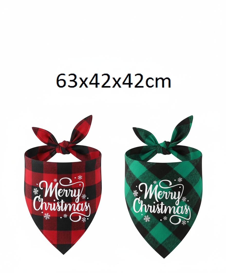 Collar Disfraz Navidad Bandanas Para Perros Gatos Mascotas