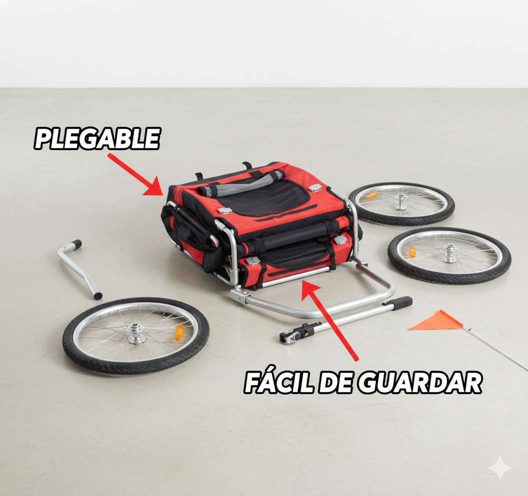 Carro De Arrastre Bicicleta Remolque De Mascotas Zooko