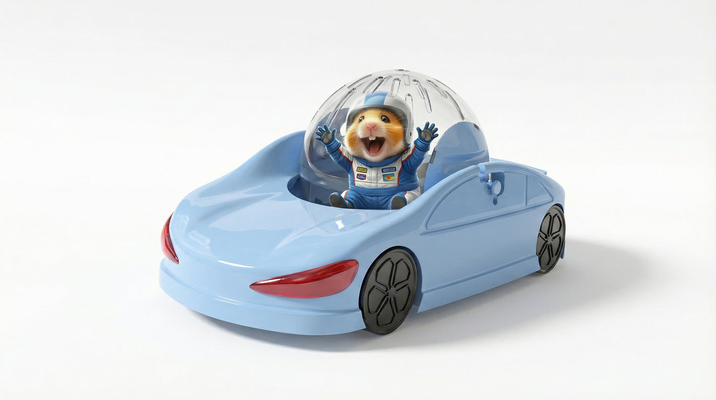 Rueda Y Auto Para Raton Hamster Erizo Rueda Con Auto Zooko