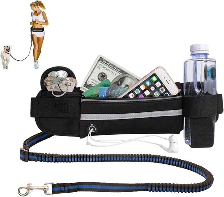 Correa Cinturón Para Correr Running Perro Mascotas Zooko