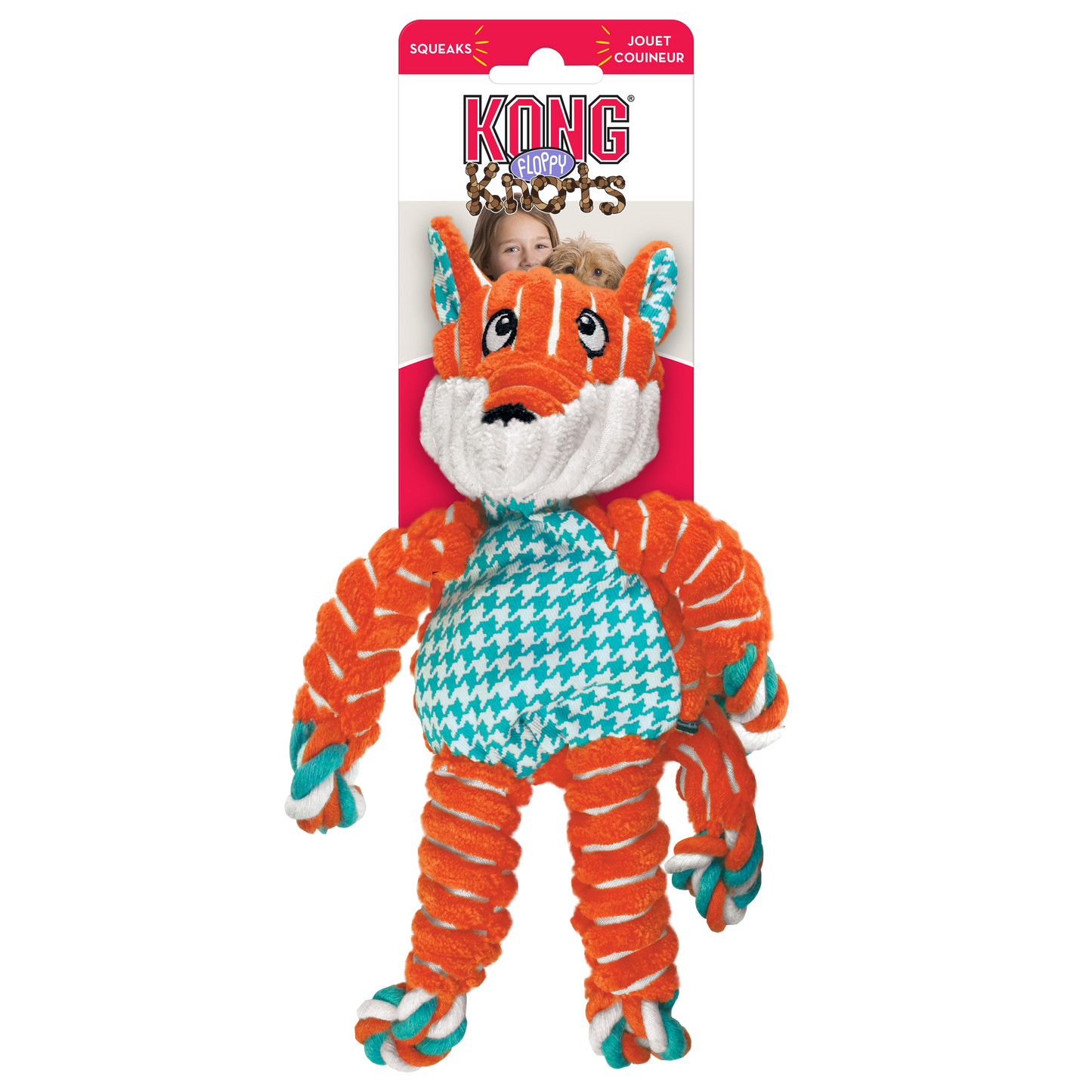 Kong Floppy Knots Fox M / L