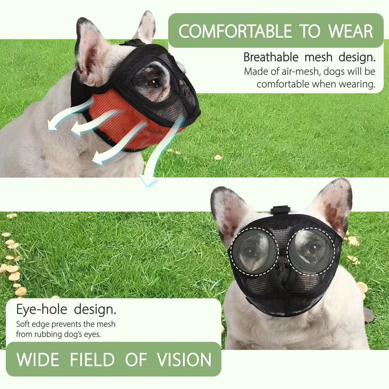 Bozal Corto Bozales Perros Braquiocefálico Bosal Talla S