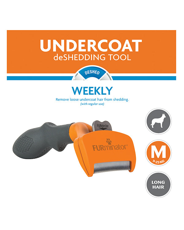 Cepillo Para Perros Furminator Pelo Largo Talla Mediano