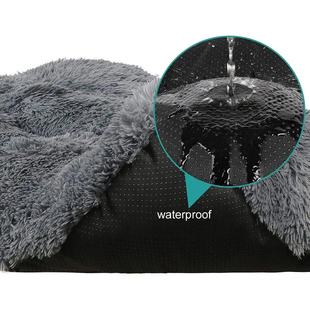 Cama Colchon Peluda Mascotas Perros Gatos 93 X 65 - Zooko