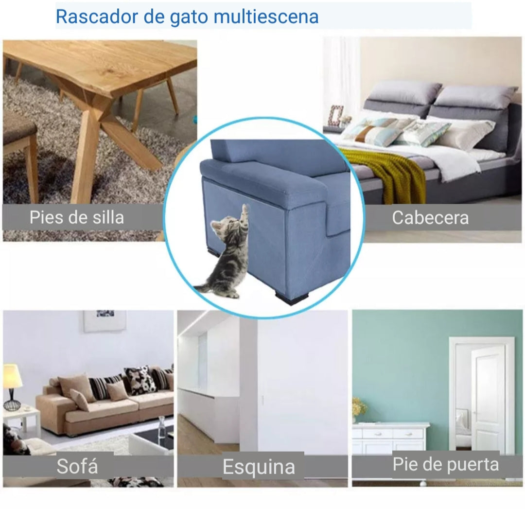 Protector Muebles 10 Cintas Antiarañazos Gatos Sofa Sillón