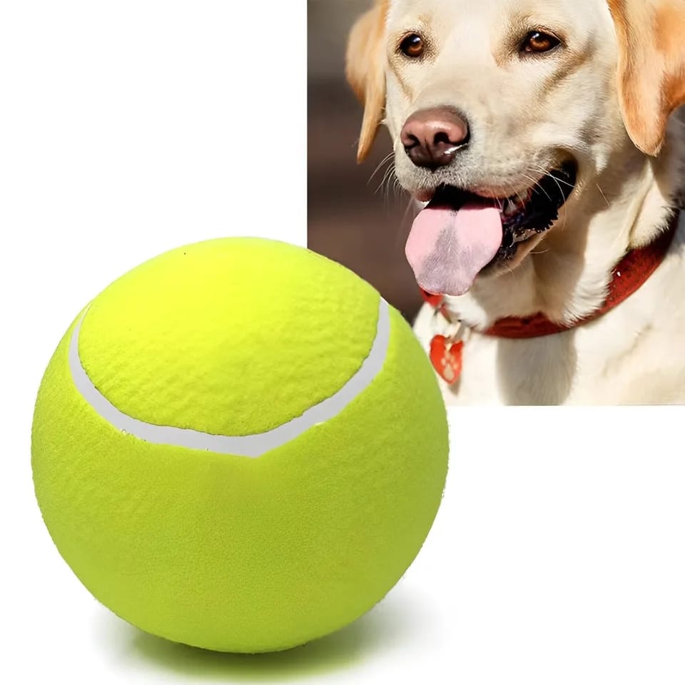 Pelota Tenis Gigante Para Mascota Grande Perros 24 Cm
