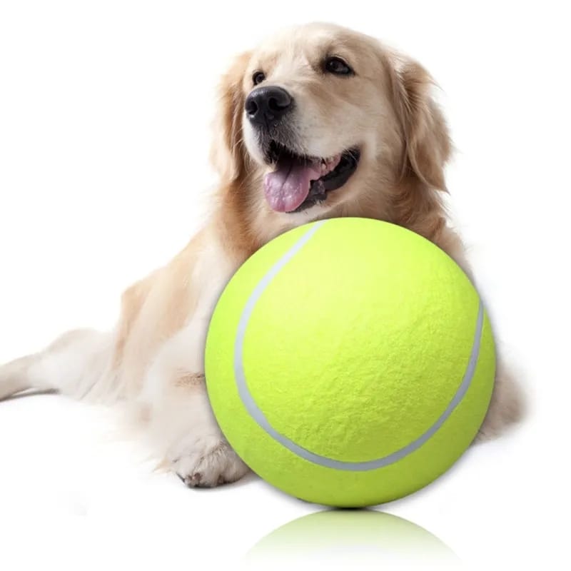 Pelota Tenis Gigante Para Mascota Grande Perros 24 Cm