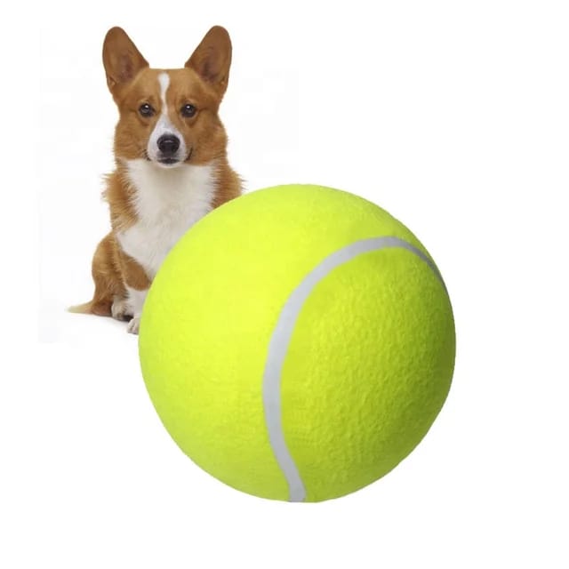 Pelota Tenis Gigante Para Mascota Grande Perros 24 Cm