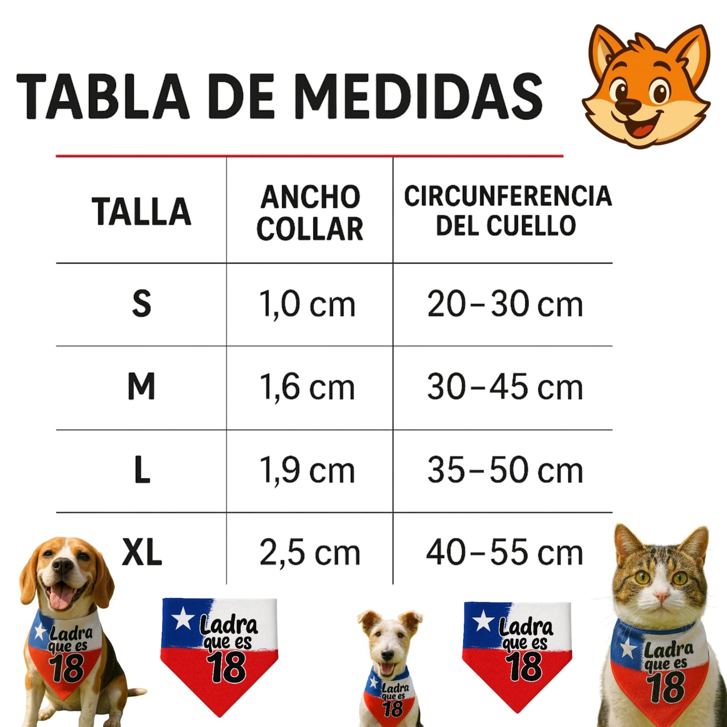 Collar Bandana Fiestas Patrias Ladra Que Es 18 Mascota Zooko