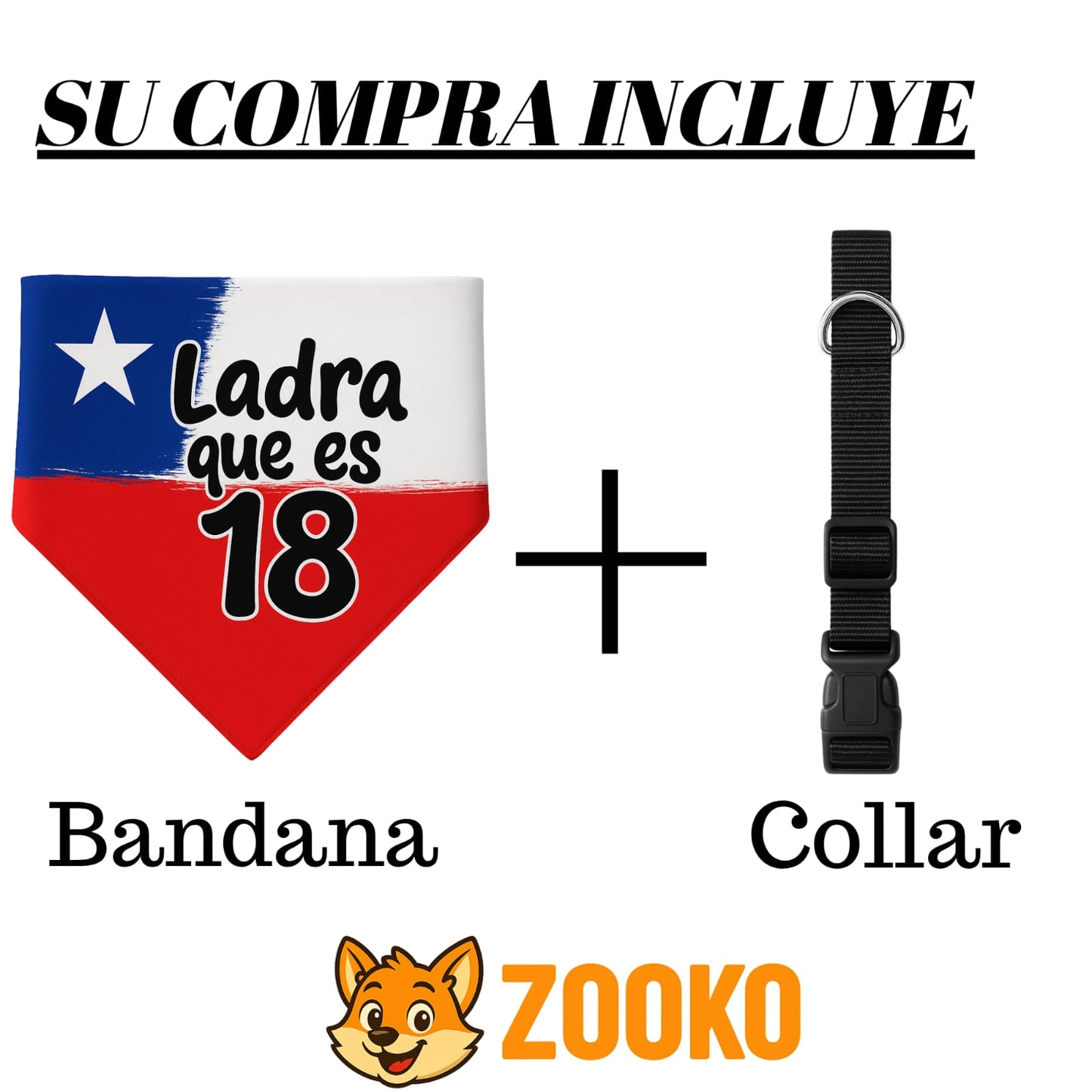 Collar Bandana Fiestas Patrias Ladra Que Es 18 Mascota Zooko