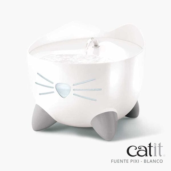 Bebedero Fuente Automática Catit Pixi Gatos Blanco 2l