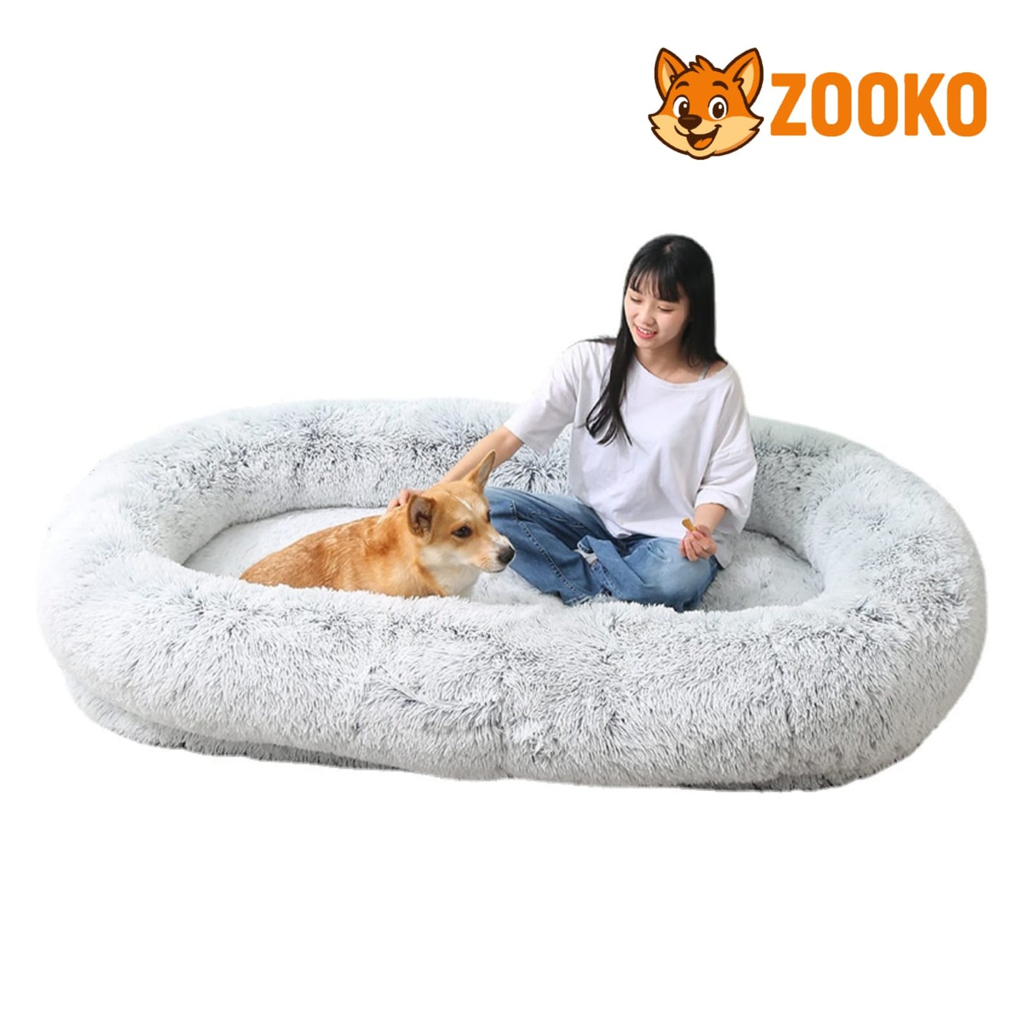 Cama Sofa Gigante Felpada Mascotas Perros Gatos Familiar