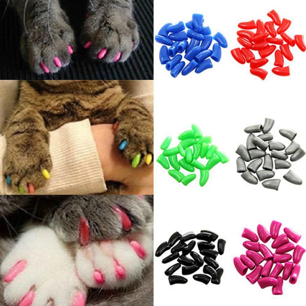 Fundas Protectoras Para Uñas De Gato Silicona X20 Unidades