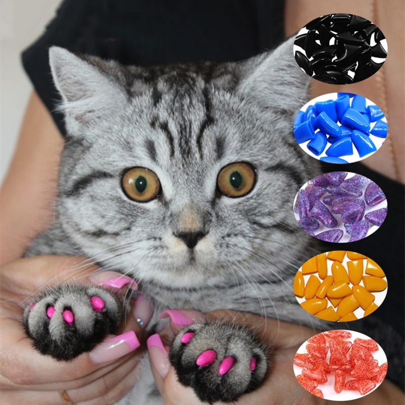 Fundas Protectoras Para Uñas De Gato Silicona X20 Unidades
