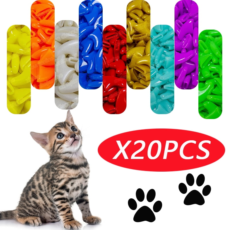 Fundas Protectoras Para Uñas De Gato Silicona X20 Unidades