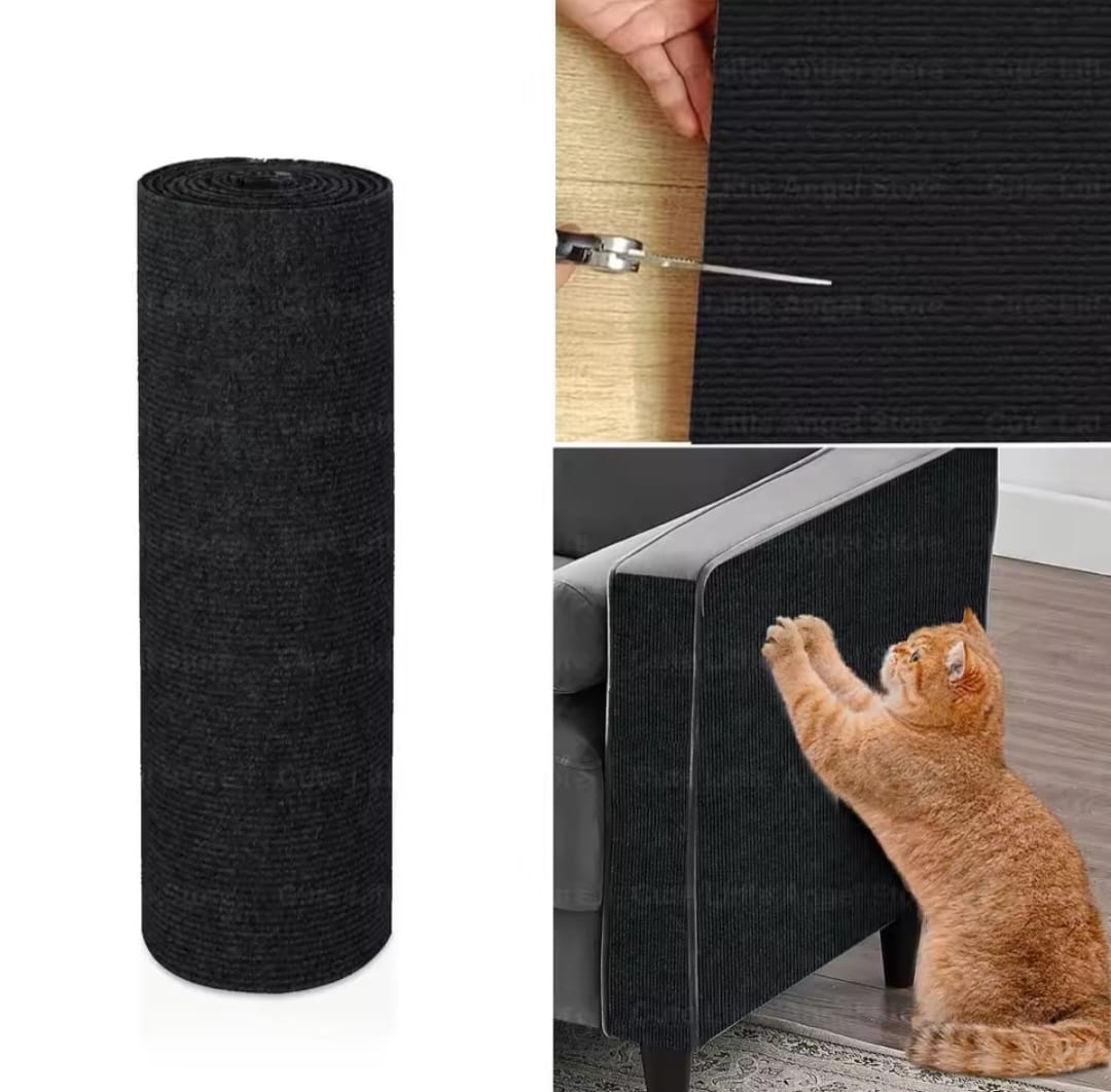 Rollo Tapete Rascador Gatos Protector Sofá Adhesivo 60x100cm