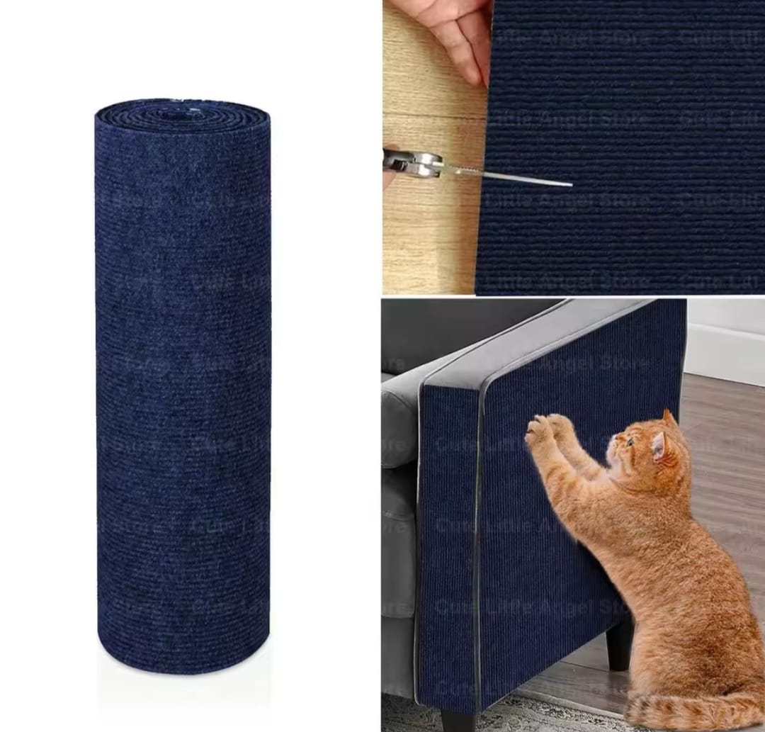 Rollo Tapete Rascador Gatos Protector Sofá Adhesivo 60x100cm