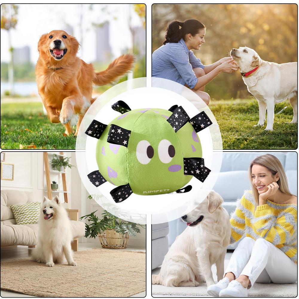 Pelota Interactiva Kawai Con Agarre Y Sonido Para Perros