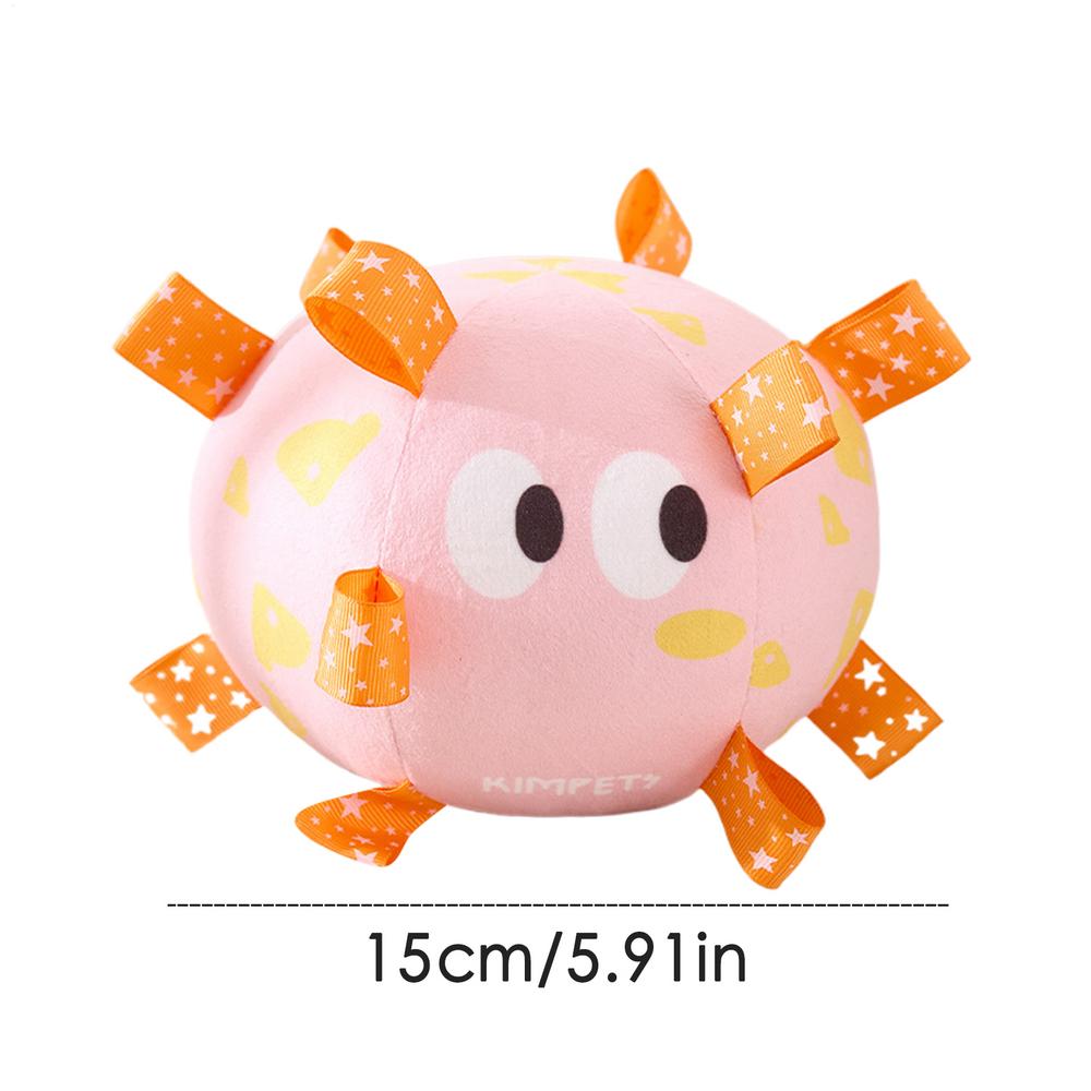 Pelota Interactiva Kawai Con Agarre Y Sonido Para Perros