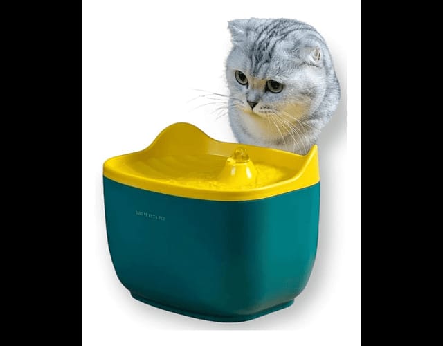 Bebedero Eléctrico Para Perros Y Gatos Fuente Agua Mascotas